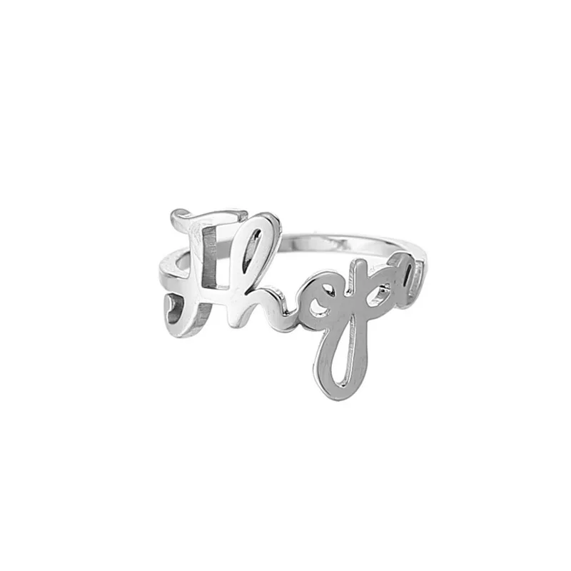 Новое поступление, кольца для мальчиков в стиле панк, SUGA V JUNGKOOK, кольцо из нержавеющей стали, ювелирные аксессуары, кольца для мужчин и женщин - Цвет основного камня: J-HOPE