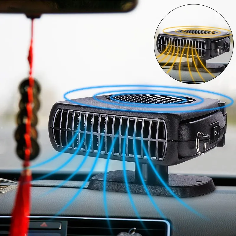 12V 150W Anion Auto Calentador Fan Defroster Demister Machine para Uso en el hogar del autom/óvil Gris Oscuro Ongoion Demister de Ventana