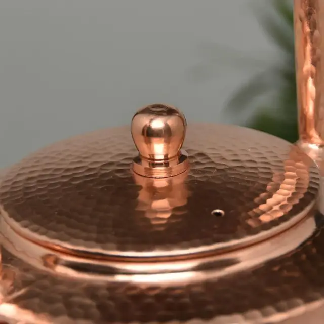 1.2L Vastag, Tiszta Lila Réz Kínai Teáskanna Készlet És Vízforralók - Image 4