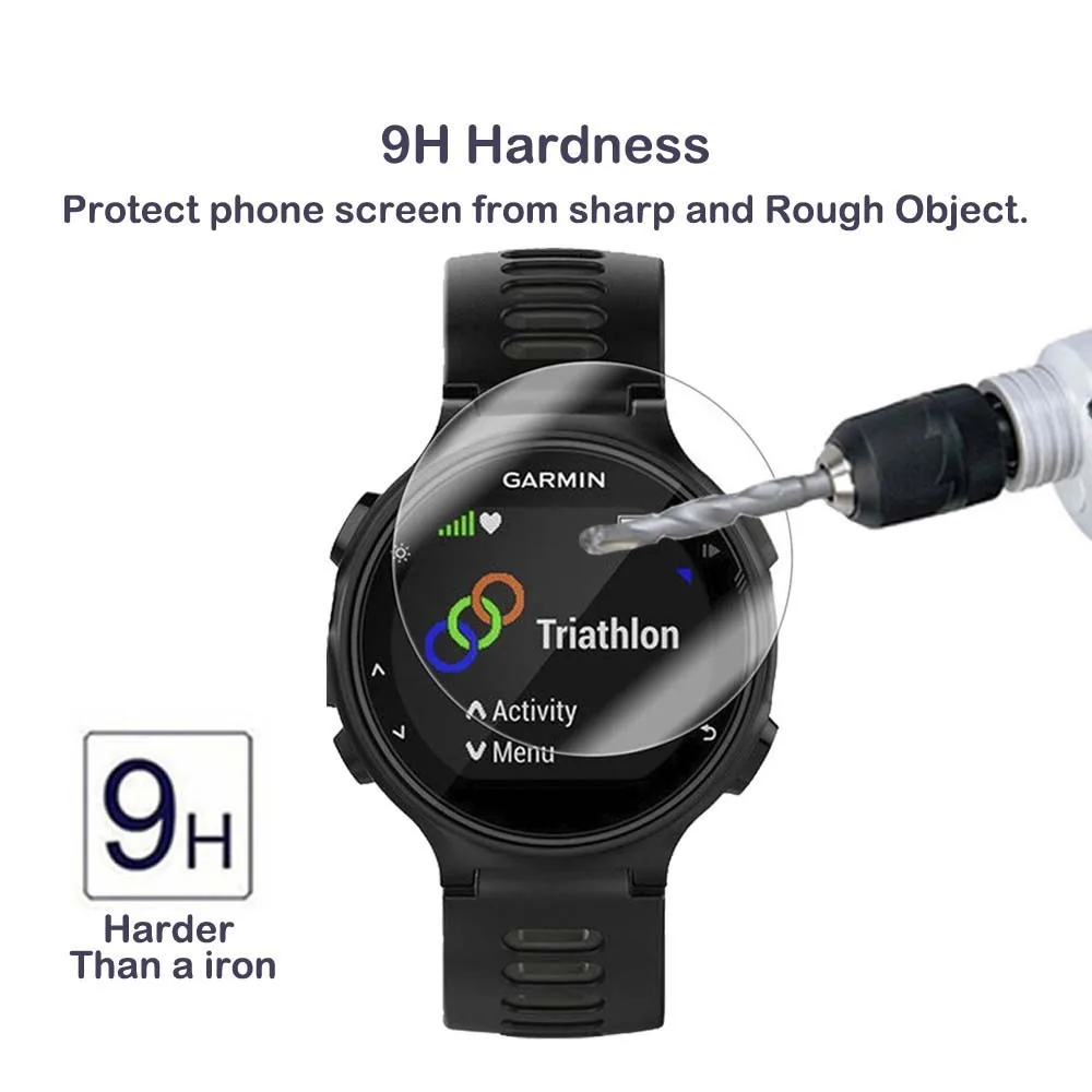Защитная пленка из закаленного стекла для часов Garmin Forerunner 735 735XT|Смарт-аксессуары|