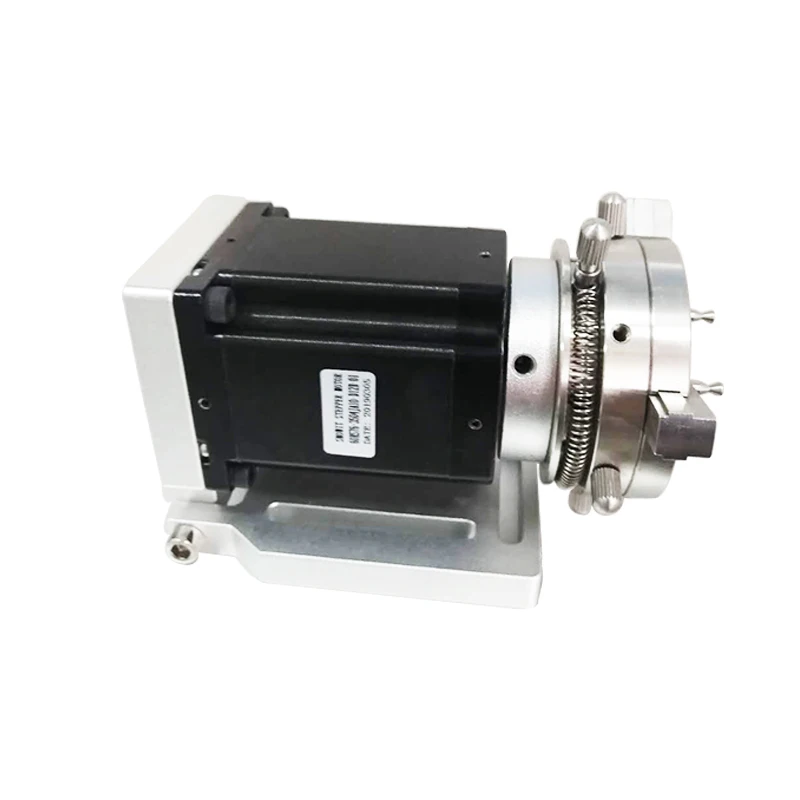 CNC route laser marker rotary axis chuck for ring bracelet fixture 