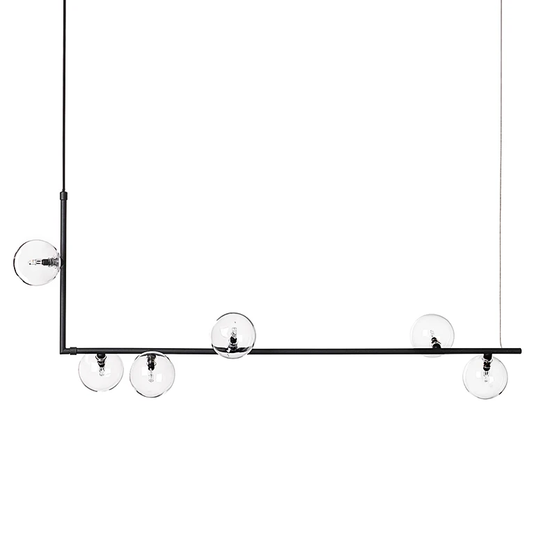 

Modern Glass Bubble Pendant Light LED Hanging Light Home Decor Lustre Suspension Luminaire Lighting Bulbs included