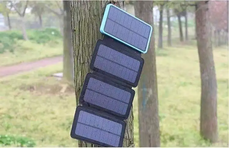 99000mah Power Bank Solar Fast Charging LED Light Portable Phone Charger External Battery Waterproof 3 Solar Panel Charge best portable phone charger