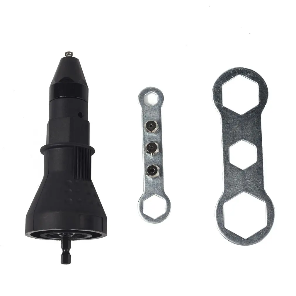 

Electric Rivet Nut Gun Riveting Drill Adapter Tool Insert Nut Tool Riveting 2.4mm-4.8mm Cordless Riveting Drill Adaptor