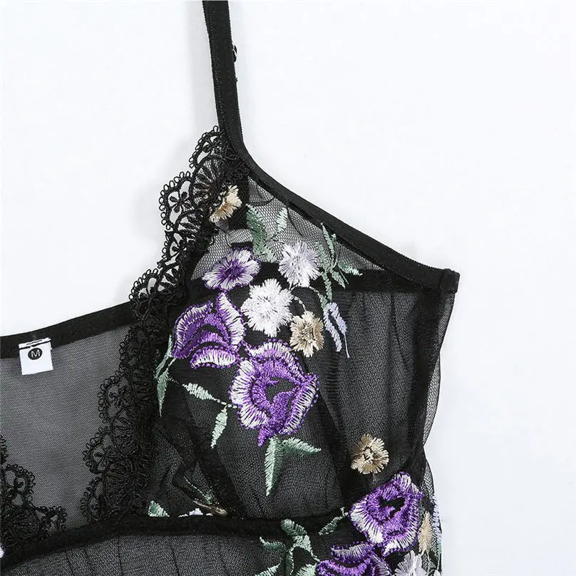 New Women Sexy Sling Lace Lingerie Bodysuit Sexy Embroidery Latex Catsuit Sleepwear bodystocking сексуальное белье 4A08 (3)