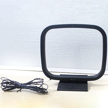 

2 Pin Stable Stereo Receiver Bare Wire Connector TV AM Loop Antenna Home Theater HIFI Office Rustproof Audio FM For Radio PVC