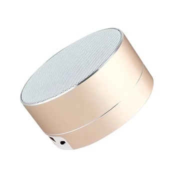 

Mini Metal Bluetooth Speaker Stereo Bass Handsfree Support TF Card
