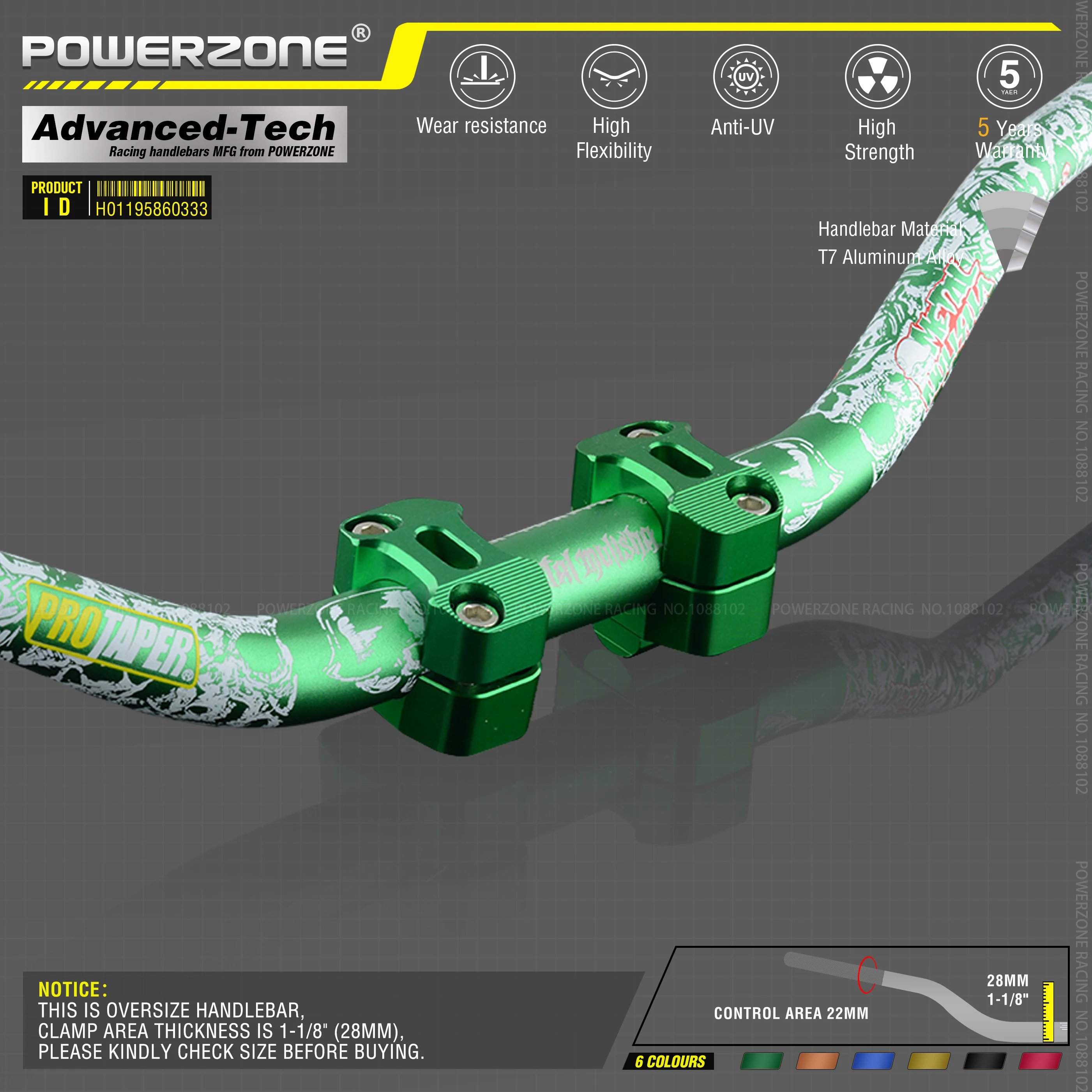 Руль для Pro Taper Pack Bar 1-1/" Классическая дверная ручка барные Колодки Ручки Pit Pro Racing Dirt Pit Bike мотоцикл с адаптер cnc