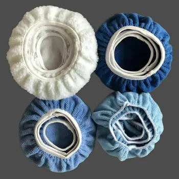 

8pcs Polisher 9-10Inch Microfiber Bonnets Polishing Pads Buffer Good use