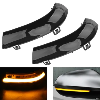 

LEEPEE 2Pcs Flowing Side Wing Rearview Mirror Indicator Blinker LED Dynamic Turn Signal Light
