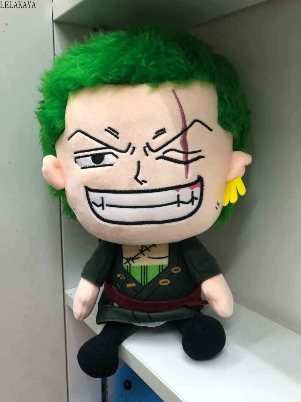 

30cm Anime One Piece Two Years Later Roronoa Zoro Straw Hat Luffy Plush Toys Soft Stuffed Doll Cute Cartoon Sofa Decoration Gift