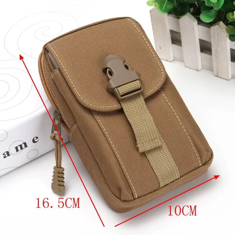 Wear-resistant dirt-resistant Universal Mobile Phone Bag For Samsung/iPhone/Huawei/HTC/Xiaomi Case Belt Wasit Pouch Coin Purse 6