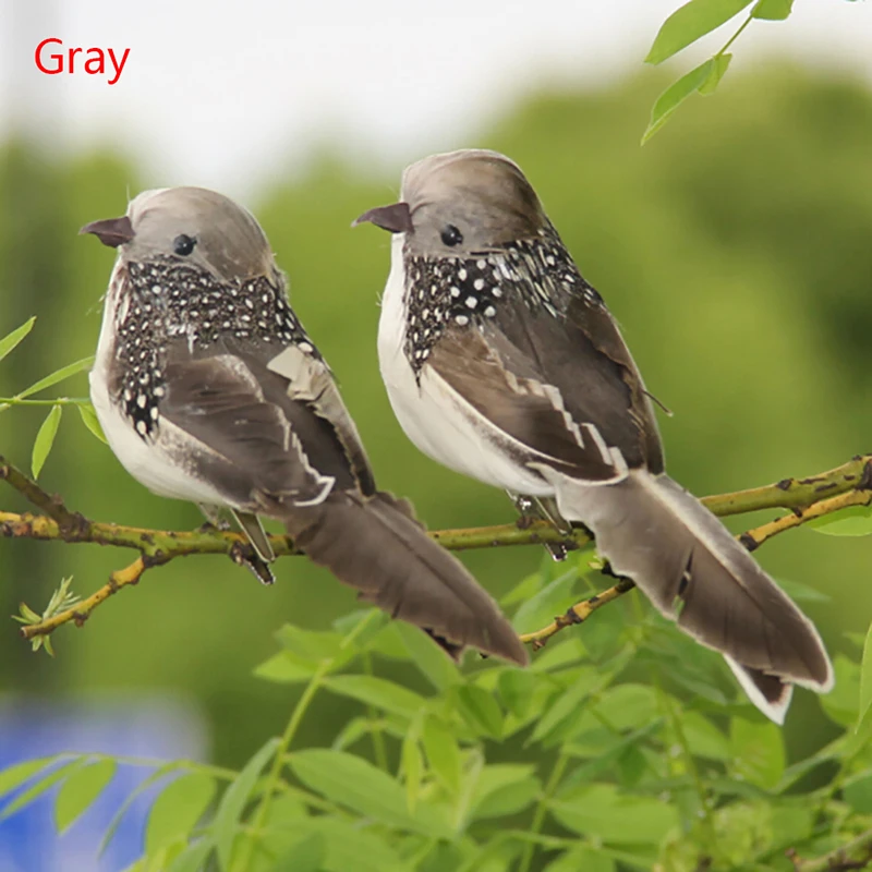 1pc Fake Craft Birds Artificial Foam Feathers Mini Bird Simulation Birds Models WeddingTable Birthday Party Decorations 