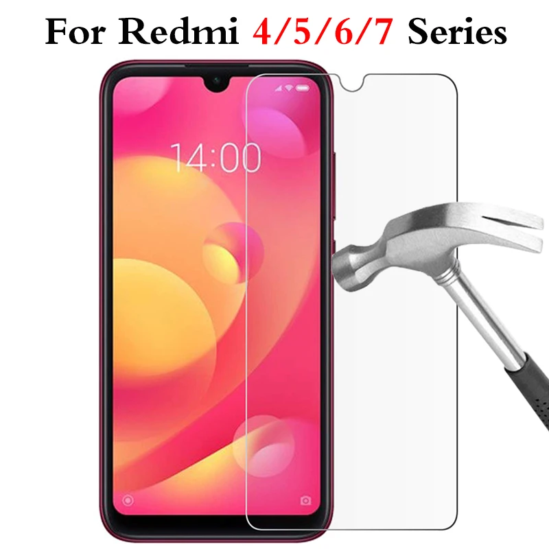 

mobile phone screen protector Tempered Glass For Xiaomi Redmi Note 7 6 5 Pro Red mi 4A 4X 5A 5 Plus 6 6A protective glas film 9h