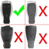 WhatsKey Top quality 2/3 Button Smart Remote Car Key Shell For Mercedes Benz E C Class SLK CLK CLS W245 W212 Modified Key Case ► Photo 2/5