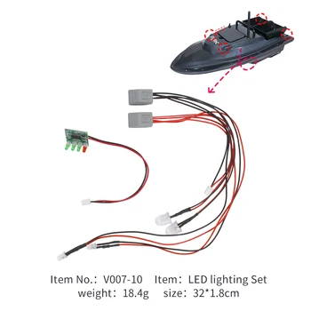 

Flytec Original Parts V007-10 Light Set & Battery Indicator Suitable For V007 Attracting Fish Bait Boat Accessories