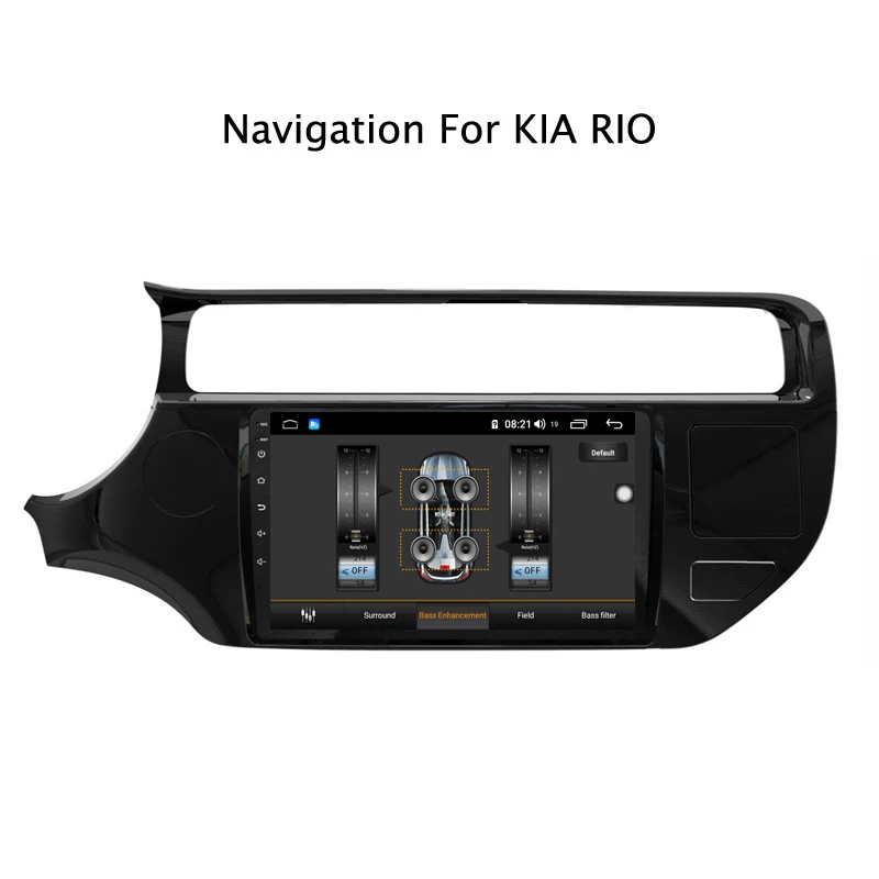 Clearance Ectwodvd 9inch Andriod 8.1 Car DVD GPS For Kia Rio K3 2012-2016 4G RAM 64G ROM CarPlay DSP 4G LTE with WIFI 5