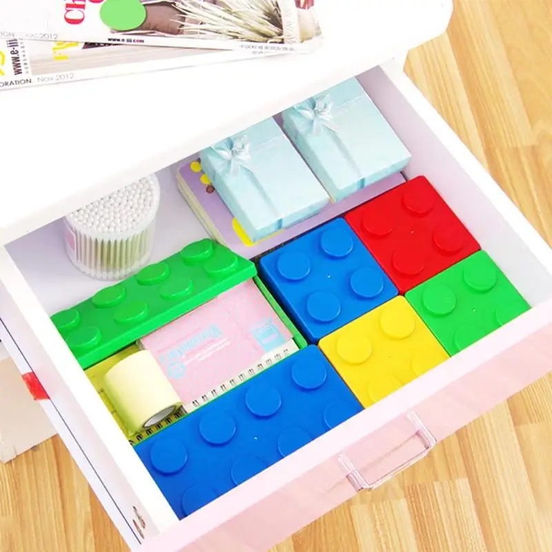 공간 절약형 크리에이티브 DIY 레고 정리 수납함, 사무실 집 정리함, 조합 보관함