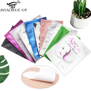 

Hot 1000pairs Eyelash Extension Paper Patches Grafted Eye Stickers Eyelash Under Eye Pads Eye Paper Patches Mix Colors