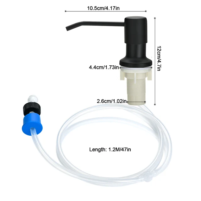 สแตนเลสสตีลอ่างล้างจานสบู่เหลว Built-In ปั๊มโลชั่นหัว Extension ซิลิโคนชุดสำหรับห้องครัวสบู่ Dispenser 2 สแตนเลสสตีลอ่างล้างจานสบู่เหลว Built-In ปั๊มโลชั่นหัว Extension ซิลิโคนชุดสำหรับห้องครัวสบู่ Dispenser 2