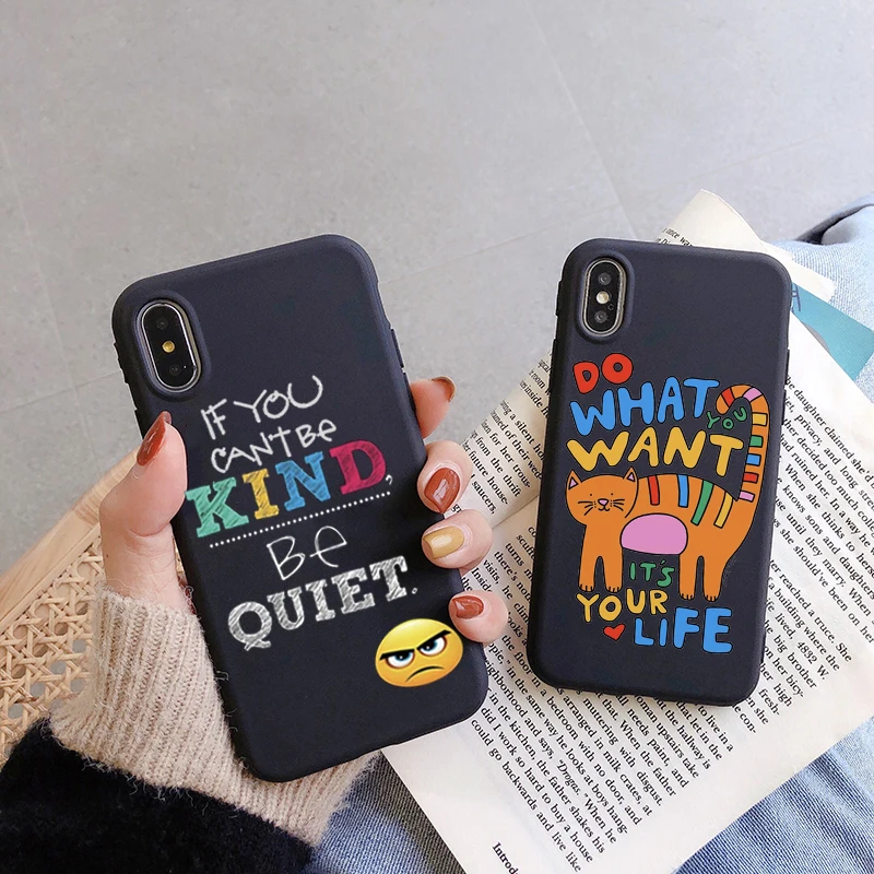 Милый мультяшный узор для Huawei P40 20 30 lite Pro Mate smart Honor 10 8x 9x y9 Nova 3 5T черные мягкие