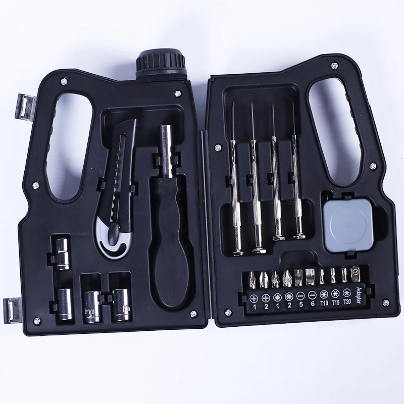 

Oil Drum Hardware Toolbox Creative Trash Multi-functional 11 Pieces Tool Box Household Tool Manual Set