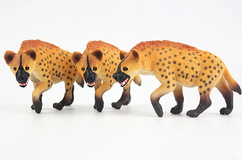 Горячая Распродажа модели диких животных модель Африка Hyenas Dingo Твердые статические детские игрушки украшения подарок