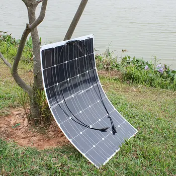 

new product 120w 12v flexible solar panels module for 12v battery camper van boat