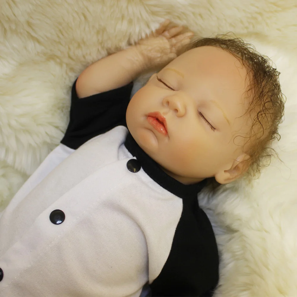 48 см мягкие силиконовые реалистичные Boneca Reborn Baby Doll мягкие виниловые настоящие игрушки кукла для детей на день рождения и фестиваль