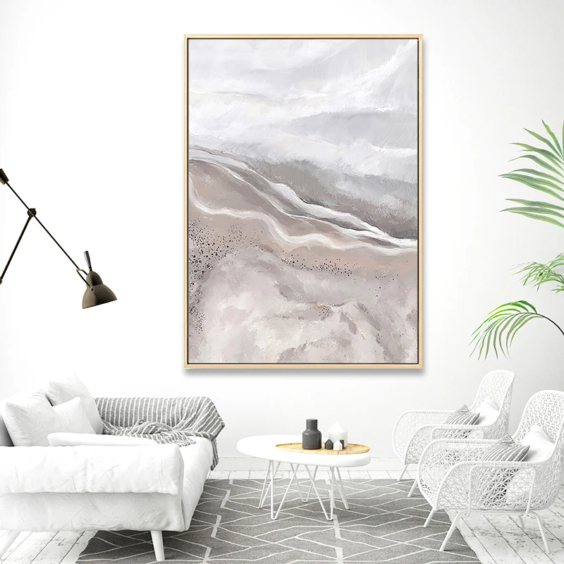 Nordic-Abstract-Sea-river-beach-Wall-Art-Canvas-Painting-pink-Retro-Poster-Print-Wall-Picture-for (1)