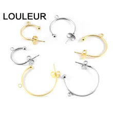 6 шт. нержавеющая сталь c-образный ушной крючок серьги кулон серьги аксессуары ушной штырь DIY ювелирные изделия, серьги ручной работы изготовление