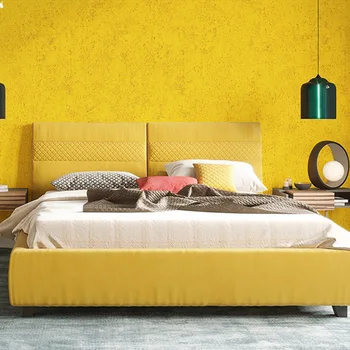 

Northern European-Style Solid Color Hotel Rooms Engineering Wallpaper Living Room Bedroom TV Background Thick Waterproof Blue Ye