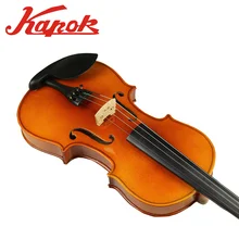 Капок скрипка V130, скрипка из массива дерева ручной работы, блеск высококачественной скрипки, скрипка ручной работы, чехол с скрипой, бант канифоль