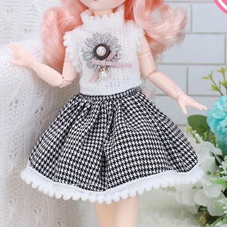 1-6-Doll-Clothes-Daily-Suit-Outfits-Cute-Skirt-Overalls-Fashion-Denim-Coat-Clothes-For-30cm (6)