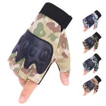 

Fingerless Tactical Gloves Camouflage Military Half Finger Combat Mittens Male Outdoor Sports Cycling Motorcycle Men's Gloves