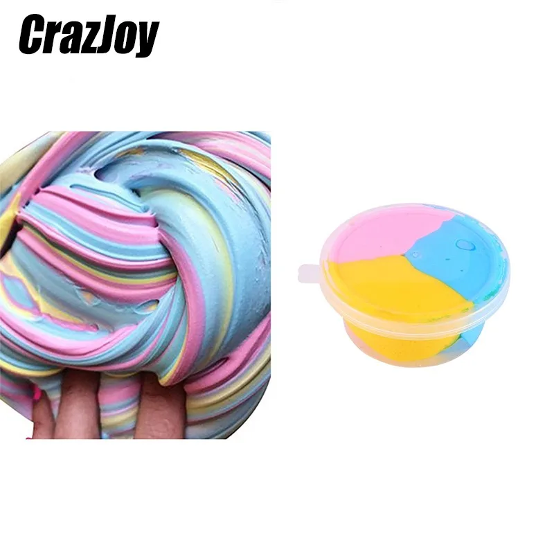 

60ml Cute Fluffy Slime Box Antistress Soft Clay Plasticine For Modeling Clay Polymer Slime Supplies Light Plasticine Gum Toys