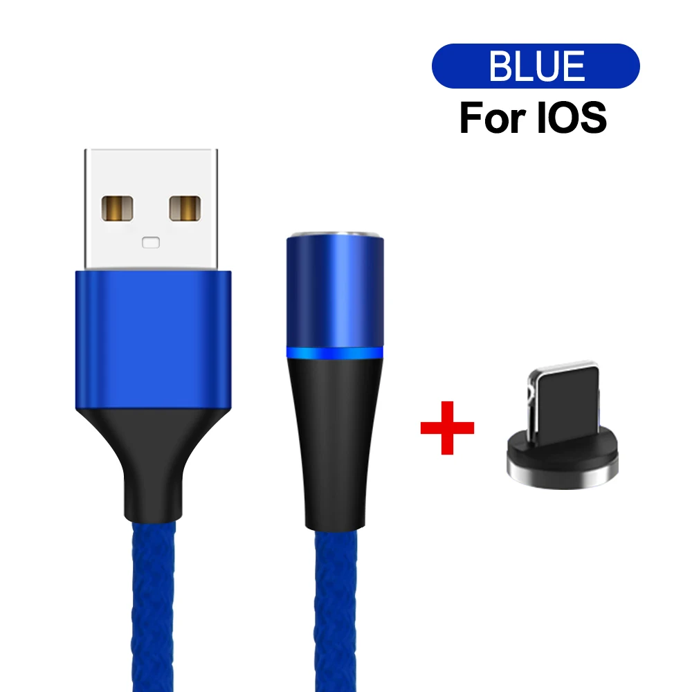 Магнитный СВЕТОДИОДНЫЙ модуль панели управления USB C type C для iOS зарядный шнур высокая скорость передачи данных быстрое зарядное устройство для Samsung S10e A10S A70 - Цвет: LT-Blue