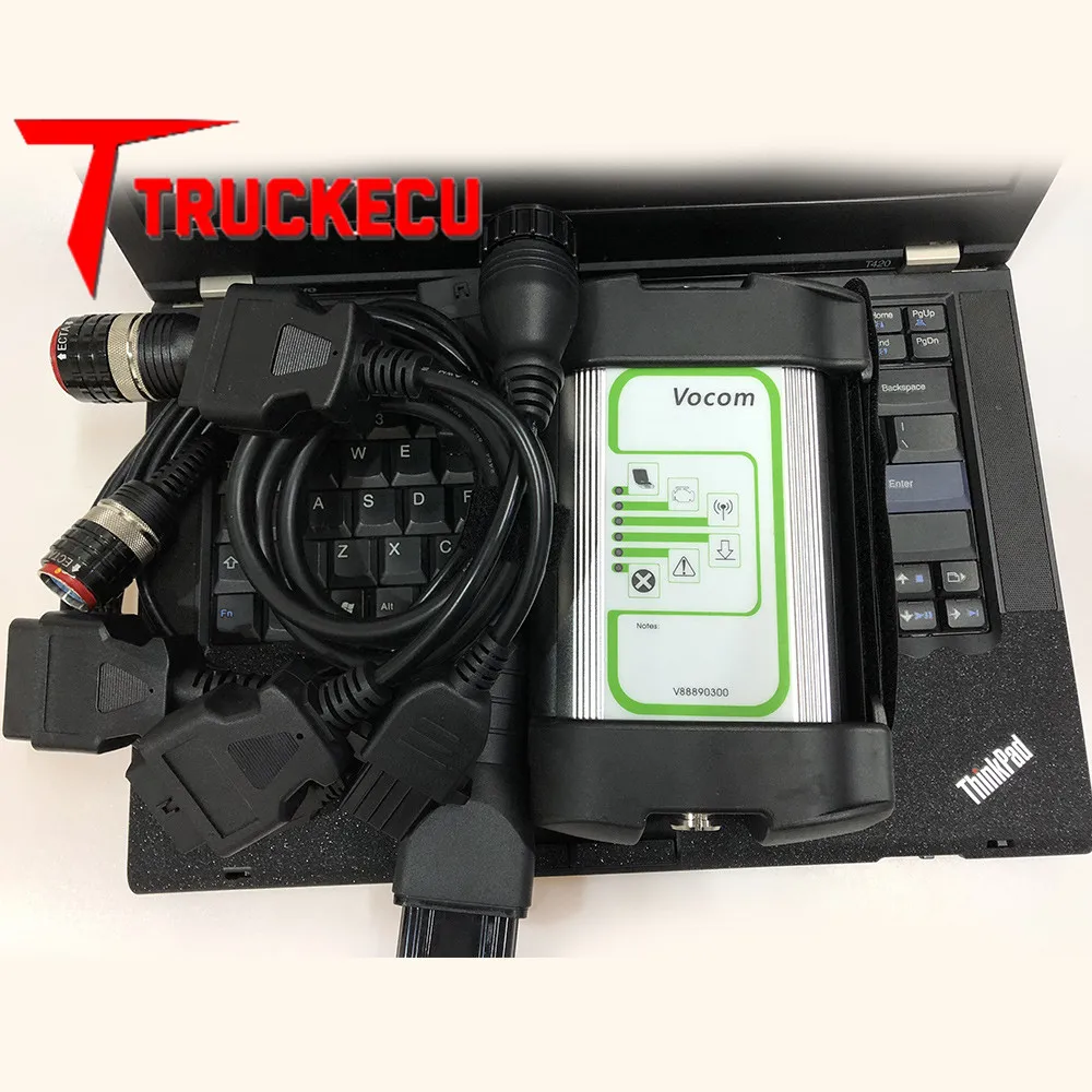 Диагностический инструмент V2.7 Thoughbook CF53 для Volvo VCADS volvo Vocom 88890300 renault Truck excavator Euro6 vocom