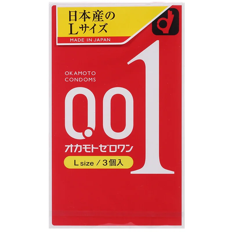 Большие полиуретановые презервативы Okamoto Zero One 001 интимные товары для