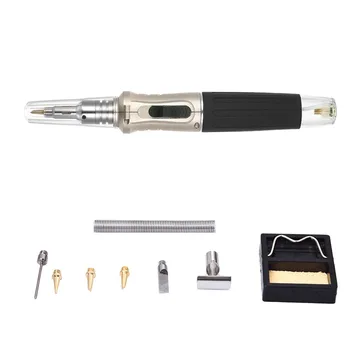 

HS-1115K 10-in-1 Professional Soldering Iron Kit Welding Torch Set Cleaning Sponge Tray Stand