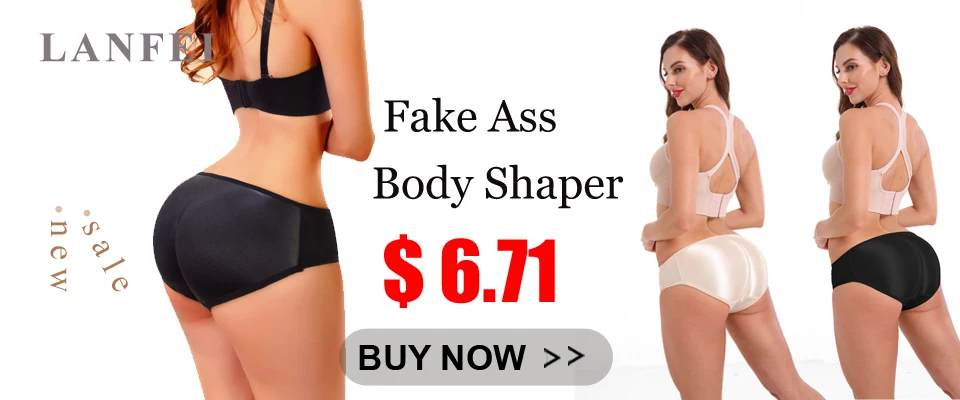 Lanfei Fake Ass Seamless Women Body Shaper Slimming Panties