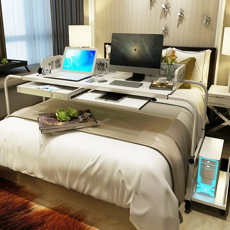 

Nuo translator's creative adjustable mobile European notebook desktop double cross bed