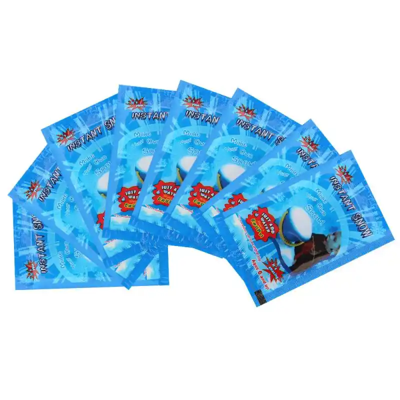 Diy simulação neve falso neve instantânea fofo super absorvente decoração para o natal decoração de neve branca