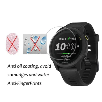 

3Pcs For Garmin Forerunner 745 Forerunner745 Watch Screen Protector HD Clear Anti-Scratch LCD Film 5H Nano Explosion-proof Film