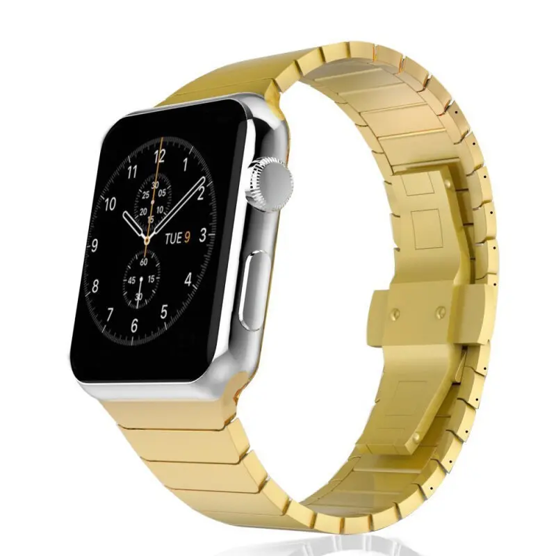 Металлический ремешок для apple watch 4 серии 44 мм 40 мм из нержавеющей стали iwatch band 3/2 42 мм 38 мм iphone смарт часы браслет