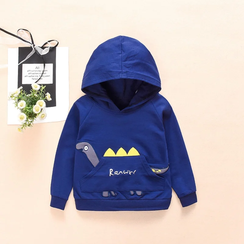 New Arrival Autumn Kids Baby Boy Girl Sweatshirts Dinosaur Print Hoodie Sweatshirts Casual Toddler Blouse Long Sleeve Outerwear