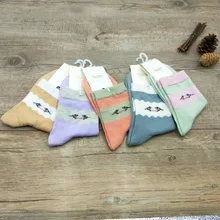 Женские длинные носки зимние толстые цветные хлопковые носки без пятки цветные хлопковые носки товары с прилавка женские носки