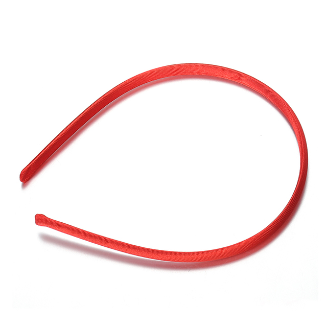 9mm Solid Satin Headband Base Hair Hoop Bands For DIY Kids Girls Hair Jewelry Making Bow Headwear Head Hoop Accessories