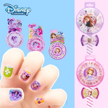 

Disney Girls Nail Stickers Frozen 2 Elsa Anna Sofia Princess Makeup Pretend Play Beauty Fashion Toy Cosplay Party Girl Gifts