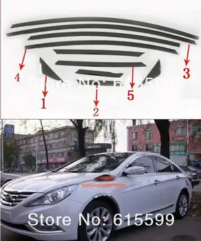 

Stainless steel Window Chrome Molding sill Lines For Hyundai Sonata 8 2011 2012 high quality